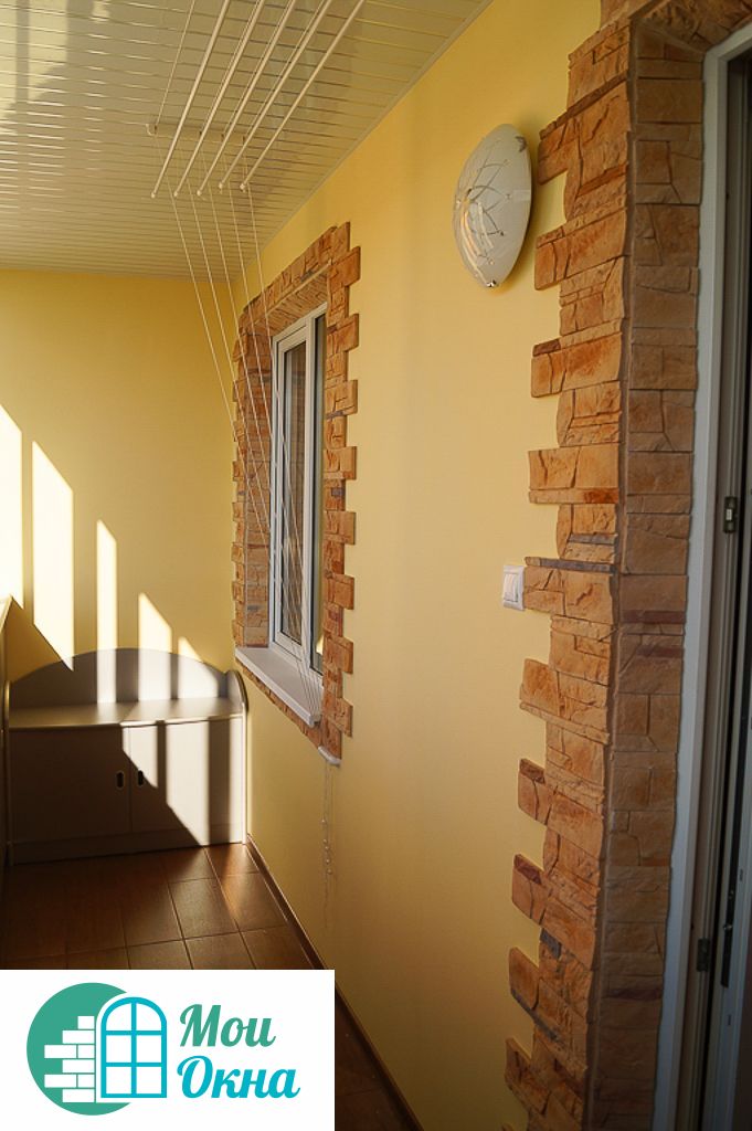 Комплексная отделка и балкона ТДСК с мебелью 7