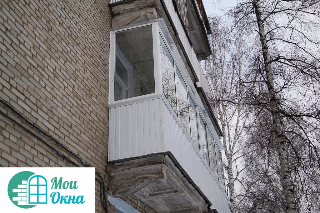 Остекление балкона алюминиевым профилем в Москве 3